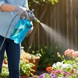 Farmix 1.5 Litre Pressure Spray Bottle – Adjustable Nozzle, Heavy-Duty Plastic, Multi-Purpose Use for Plants, Cleaning & Car Care (Blue) image 3