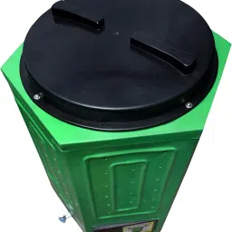Spintech Polyethylene Composter Hot Pile Home Compost Bin (Green) image 3