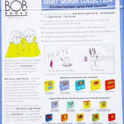 SCHOLASTIC BOB Books SIGHT WORDS COLLECTION Book Box Set [Kindergarten & First Grade] image 1