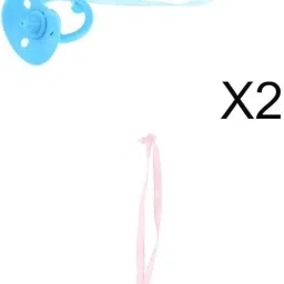 ATORSE 4Pcs Infant Baby Doll PVC Pacifier for Doll Nursery Room Accs image 1