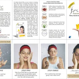 ashit Facia Ratan's Spa Facial Bar With Kesar And Chandan (25Gm, Pack Of 5) image 3