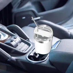 CoolShef 2Pcs 40oz Tumbler Lid Compatible for Stanley Cup | Dustproof Spill Proof Water Bottle Replacement Caps with Clean Brush | Replacement Lids Fit for Stanley Travel Tumbler image 5