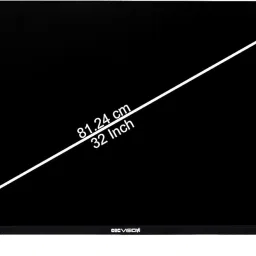 D2CVISION 80 cm (32 inches) Bezel - Less Android 11 with Bluetooth & Voice Assistant | HD Ready Smart LED TV | with 2 Remotes | D2CVELASLTBLK32 (Black) | image 3