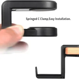 UJEAVETTE Headphone Hook Holder Adjustable Cable Clip Organizer Earphone Hook Rack image 4