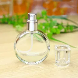 Hunky Dory 2pcs Royal 25ml Empty Clear Glass Delicated Perfume Decant Spray Bottles with Metally Pump For DIY Perfume, Essential Oils, Rose Water, Travel Use image 5