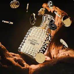SIYAVAR MART Eau De Toilette Perfume, Diamond Cut Glass Bottle, 100ml | Long Lasting | Unisex Perfume (Dirham Oud) image 2