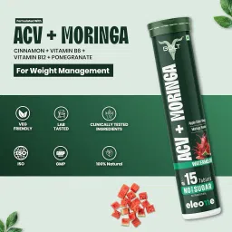 Bolt Nutrition ACV Moringa Effervescent - Watermelon (Pack of 2) image 3