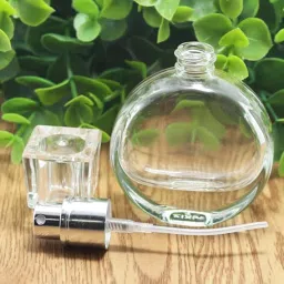 Hunky Dory 2pcs Royal 25ml Empty Clear Glass Delicated Perfume Decant Spray Bottles with Metally Pump For DIY Perfume, Essential Oils, Rose Water, Travel Use image 4