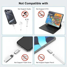 (Apple [MFi Certified Lightning to USB C Adapter, Lightning Female to Type-C Male Connector for iPhone 16/15 16/15 Plus 16/15 Pro 16/15 Pro Max/iPad Pro/Air/Mini, Support Fast Charging & Data Syncc image 5