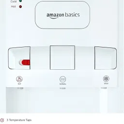 amazon basics Hot, Cold and Normal Water Dispenser with Refrigerator, Top Loading image 4