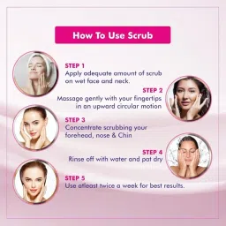 Aloevera gel scrub enriched with Multi Fruit Enzyme ANd Aloe Vera Extract Helps to Smooth the skin And Remove Dirt 500ml Men And Women image 3