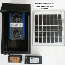 Monkey REPLLENT KIT Loud and Noisy Sound Deterrent for Monkeys | Protects Gardens, Warehouses, and Factories image 1