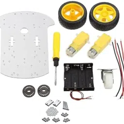 Apta Education Smart Motor Robot Car Battery Box Chassis Kit DIY Speed Encoder for Arduino image 2
