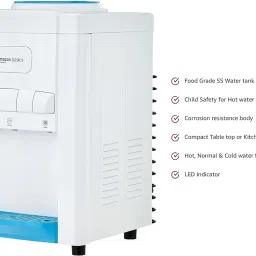 amazon basics Hot, Cold and Normal Water Dispenser, Table Top image 1