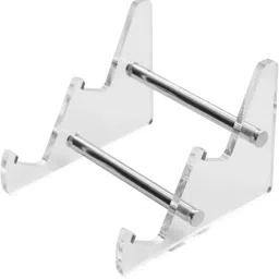 TRENDYNEST® Keyboard Display Stand Sturdy Organizer for Shop Tablet Picture Frame Table 2 Tiers Clear | Computers/Tablets & Networking | Keyboards, Mice & Pointers | Keyboards & Keypads image 2