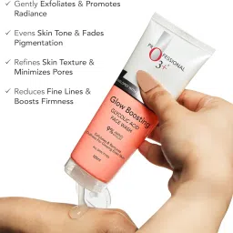 O3+ Glow Boosting Face Wash With Glycolic Acid for Gentle Exfoliation, Aloe Vera for refresh Skin and Vitamin C for skin brightening | All Skin Types | 100ml image 2