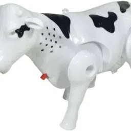 Creations Plastic Electric Milk Cow Moving Legs and Shake Tail, Best Gift for Toddler (Funny Milk Cow) image 2