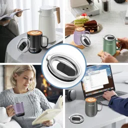 Slide Lid, Splash-Proof Mug Lid for all Kepwam Self-Heating Coffee Mugs image 5