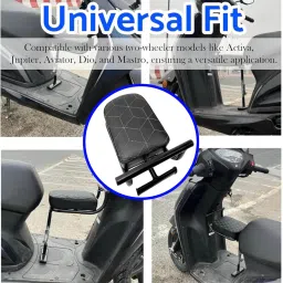 Auto Pearl Baby Seat Folding Stylish Stitching Designs Child Seat Compatible with Vespa SXL 150 image 4