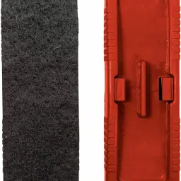 YAJNAS Whiteboard Duster & Markers, Assorted Ink Colours Markers, Whiteboard Duster with Easily Erasable Markers, Ideal for Office, School, Home Use (Magnetic Duster, Duster + 2-Marker + 30cm Scale) image 3