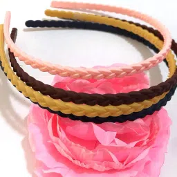 kiyan 12pcs 6mm Thin Headbands for Girls Women - Plastic Pigtail Style With Teeth, Skinny for Kids image 5