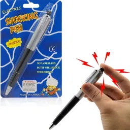 Teqbot Kid Shock Pen And Chewing Gum Shocking Gags Fun Combo, Prank Joke Trick Toy Fun Prank Shocking Pens, Tricky Funny Surprise image 1