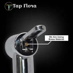 Tap Flora Health Faucet for Toilet | Heavy-Duty ABS Jet Spray Gun with Flexible 1.2m Stainless Steel Tube and Holder | Chrome Finish Hand Shower for Bathroom Toilet with 1-Year Manufacturer Warranty image 5