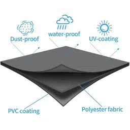 Printer Dust Cover Compatible for HP LaserJet 1020 Plus,Premium Nylon, Water-Resistant, Durable, Anti-Static Protection for Home & Office Printers (Dorca)- Black image 5