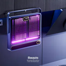 PYXBE Electric Mosquito Killer Lamp Insect Fly Killer Machine for Home Kitchen Kids Bedroom Eco-Friendly Indoor Outdoor Restaurants Office Bedroom LED Light Mosquito Trap hmk (N6-Fireproof) image 2