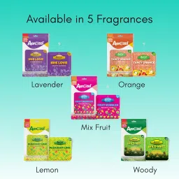 Aerozel Pocket Air Freshener | For Bathroom, Office and Car Freshener | Pack of 10 | 12G Each (20% Extra) image 3