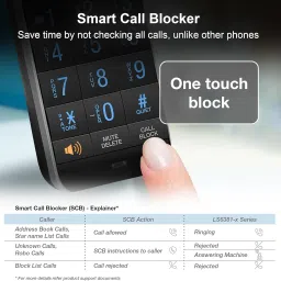 VTech LS6381 DECT 6.0 Wireless Bluetooth speaker phone with echo cancellation, noise cancellation, music transmission. Ideal for PCs/desktops/mobile calls. image 4