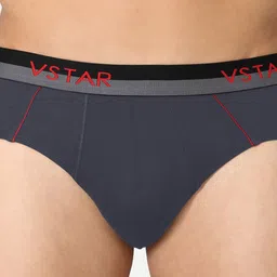 VStar Pack Of 2 Printed Basic Briefs CAVIN NEO-2PCS-ELECTRIC_GREY image 2
