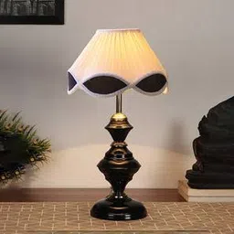 devansh Nadia Vintage Multicolor Shade Table Lamp With Iron Base-picture-18