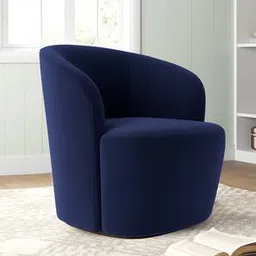 Aron Accent Chair in Navy Blue Colour-image-85