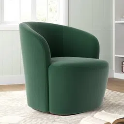 Aron Accent Chair in Green Colour-image-93