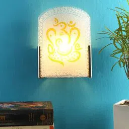 devansh Jayesh Yellow Glass Wall Lamp-picture-13
