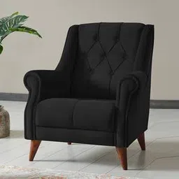 Joplin Accent Chair in Black Colour-image-56