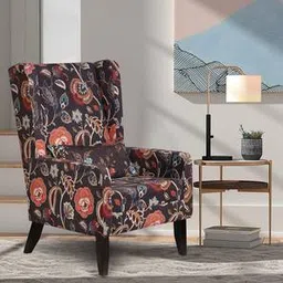 globally indian Lyra Accent Chair in Brown Colour-picture-21