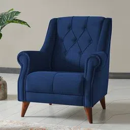 home lifestylez Joplin Accent Chair in Navy Blue Colour-picture-14