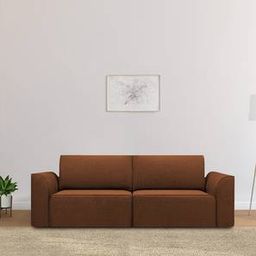 home lifestylez Cacef 3 Seater Fold Out Sofa cum Bed In Brown Colour-picture-40