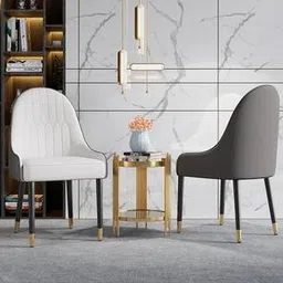 Danja Accent Chair in Cream & Grey Colour-image-32