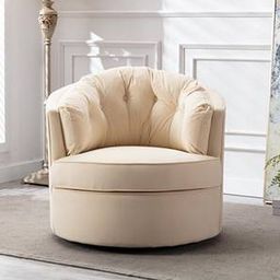 home lifestylez Marius Accent Chair in Cream Colour-picture-32