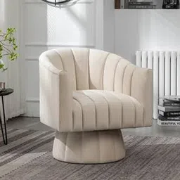 Morrow Accent Chair in Cream Colour-image-69