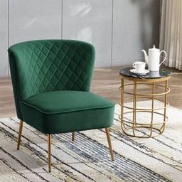 home lifestylez Ruba Accent Chair in Green Colour-picture-44