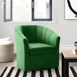 Barrin Accent Chair in Green Colour-image-74