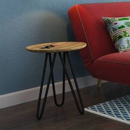 urban ladder Capella Solid Wood Side Table in Natural Finish-picture-38