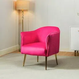Celeo Accent Chair in Pink Colour-image-39