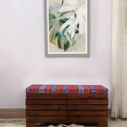 Liliana Solid Wood Shoe Rack in Honey Oak Finish-image-95