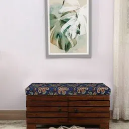 Liliana Solid Wood Shoe Rack in Honey Oak Finish-image-78
