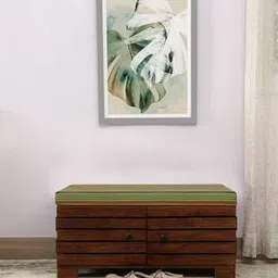 Liliana Solid Wood Shoe Rack in Honey Oak Finish-image-86